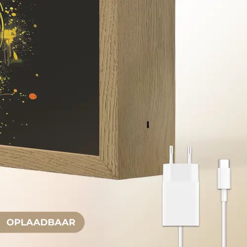 Graffiti - Sport - Golf - Golfkar Light Box met batterij (Wandlamp) middel -USP_websiteoplaadbaarNL