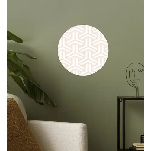 Geometrie - Lijn - Vorm - Patroon Wandcirkel behangsticker klein 186 -sfeer2