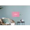 Gestreept - Roze - Chéri Muursticker klein -plant