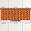Retro - Modern - Kleurrijk keuken achterwand 2 middel 871 -3d