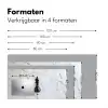 Schaakstuk - Loper - Zwart - Marmer Muismat XXL klein -sfeer5