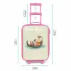 Otter - Strandbal - Water Kinderkoffer - Roze klein -productfoto_formaten