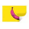 Banaan - Grafisch - Geel Muursticker klein -3d