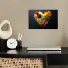 Specerijen - Mix - Hartvorm - Zwart poster papier klein -sfeer1