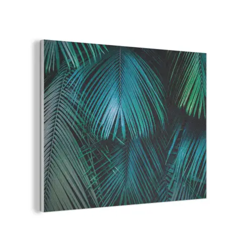 Inductie mat - Jungle - Inductie beschermer - Palmblad - Natuur PET vilt klein -3d