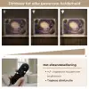 Poort - Paars - Bloemen Light Box met batterij (Wandlamp) middel -USP_dimbaarNL