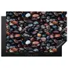 Donker - Kiezels - Glans Inductie beschermer vinyl 3mm klein 276 -3d