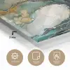 Boom - Modern - Verflook - Turquoise - Goud plexiglas 5mm klein -sfeer2