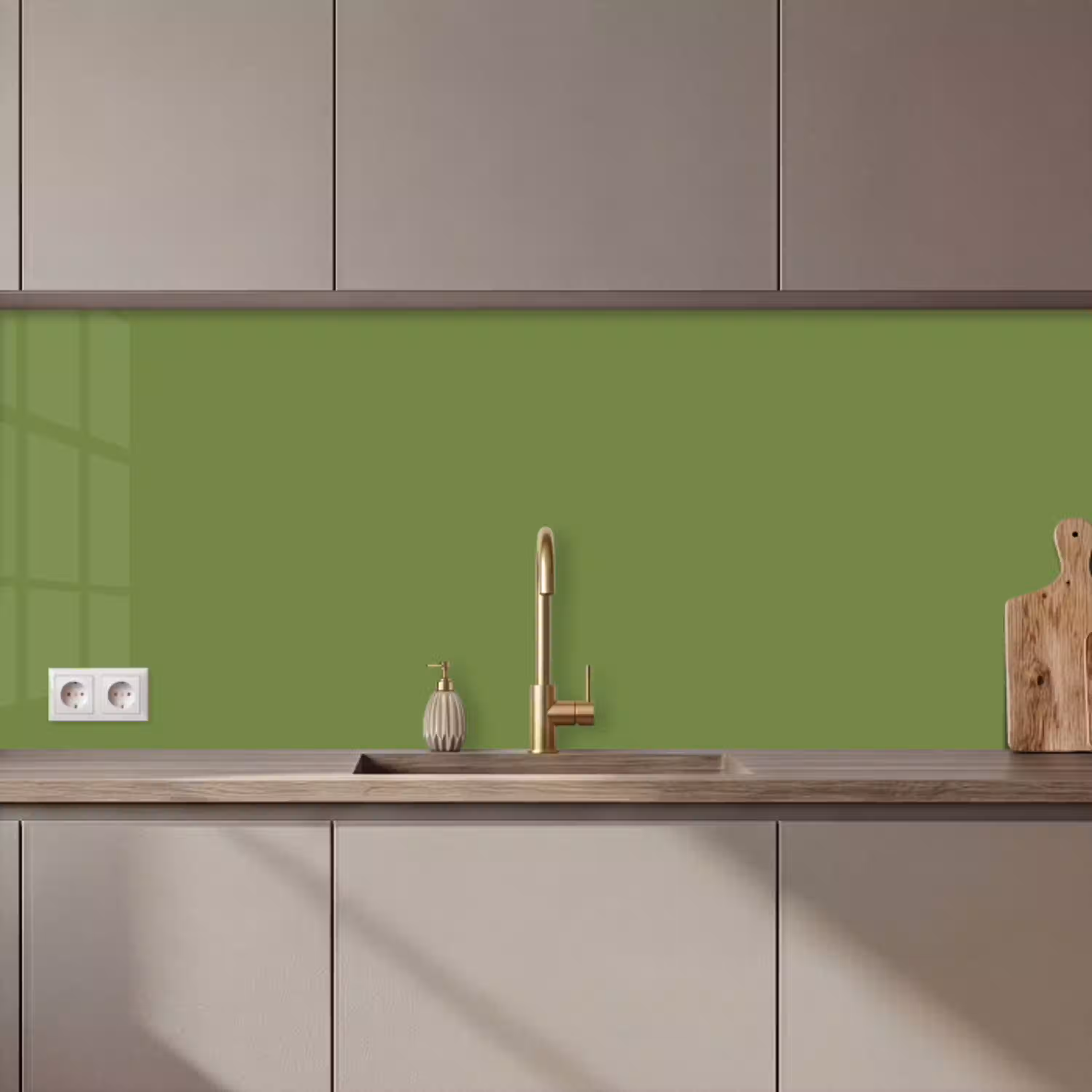 Moss - Green - Groen keuken achterwand 2 middel 871 zz_3dshopping