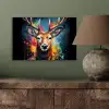 Hert - Graffiti - Dieren - Kleuren aluminium wit klein -sfeer2