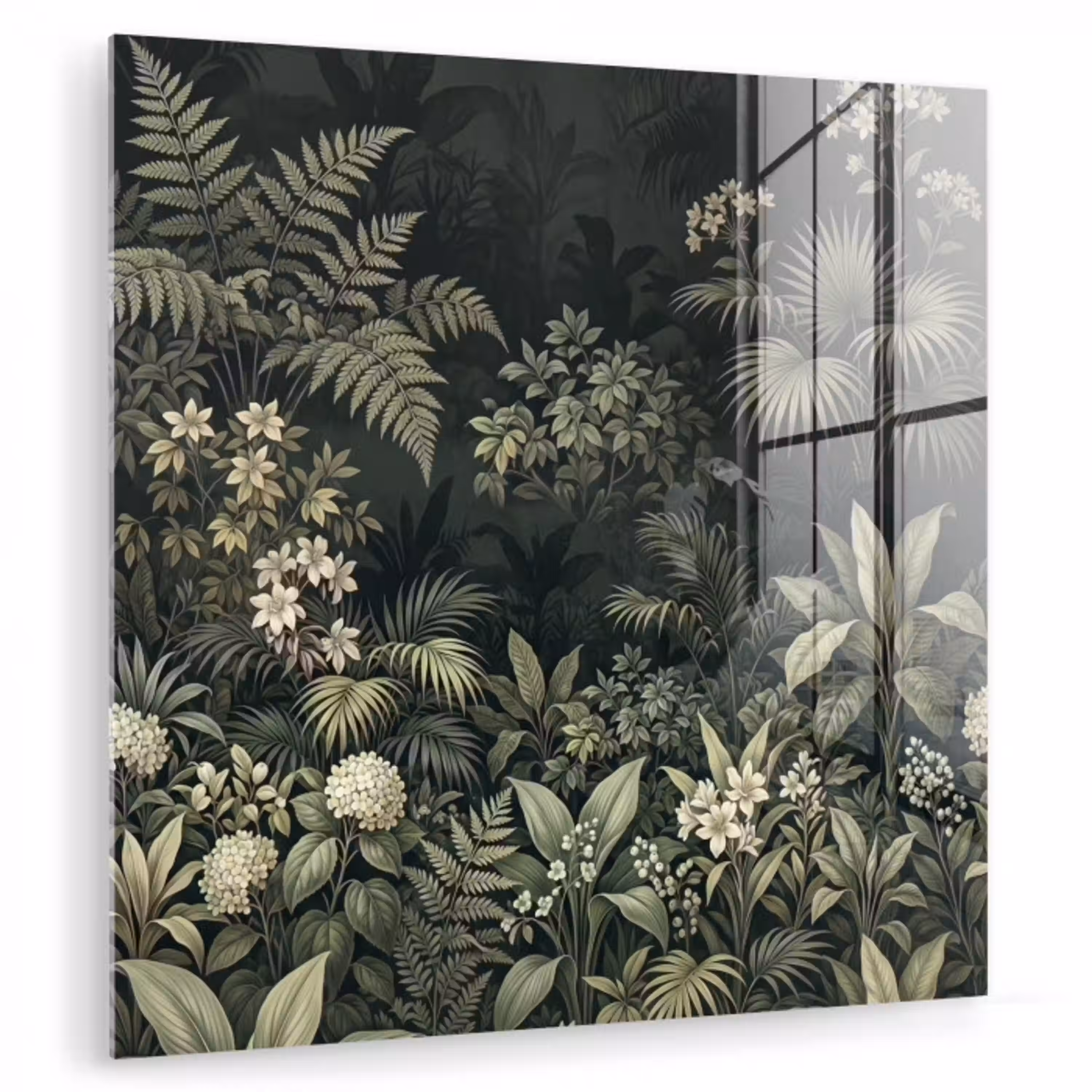 Jungle - Bladeren - Botanisch - Groen plexiglas 5mm klein -zzzproduct_nieuw