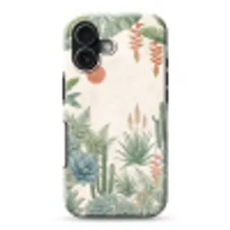 Woestijn - Planten - Groen Toughcase MagSafe Apple iPhone 17 klein -3d