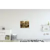 Wijn - Rood - Terras - Koffie textielposter latten blank klein -kinderkamer