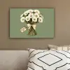 Lint - Boeket - Groen - Quote canvas 2cm klein -sfeer3