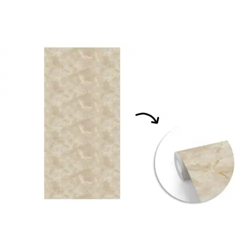 Lichtbeige - Marmer - Aders fotobehang vinyl groot 64 -3d