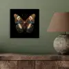 Vlinder - Kleurrijk - mozaïekachtig aluminium wit klein -sfeer2