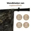 Zwart - Marmer - Goud - Nerf Wandkleed katoen klein 269 -sfeer2