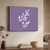 Tak - Sierlijk - Bladeren - Minimalistisch Textielframe zwart klein -sfeer3