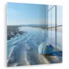 Strand - Schild - Water - Blauw plexiglas 5mm klein -zzzproduct_nieuw