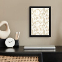 Modern - Abstract - Beige fotolijst zwart zonder passe partout klein 224 -sfeer1