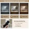 Stenen - Stapel - Natuur Light Box met batterij (Wandlamp) middel -USP_lichtkleurNL