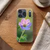 Bloem - Close up - Paars Telefoonhoesje iPhone 17 Pro klein -sfeer1
