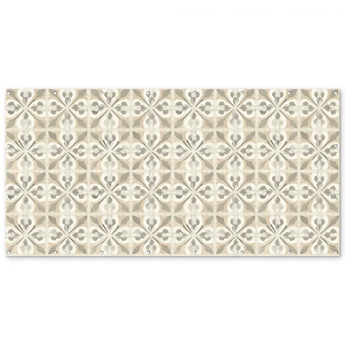 Tegel - Motief - Beige Balkonbeschermer Duitsland klein 596 -zz_3d