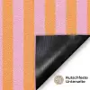 Verticaal - Strepen - Oranje - Ciao bella Deurmat klein -antislip_DE