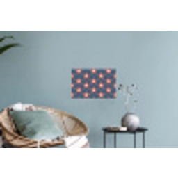 Ster - Klassiek - Blauw Muursticker klein 286 -plant
