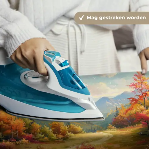 Landschap - Illustratie - Natuur Wandkleed katoen klein -sfeer9
