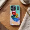 Dobbelstenen - Kleurrijk - Getallen - Stipjes Telefoonhoesje iPhone 17 Pro klein -sfeer1