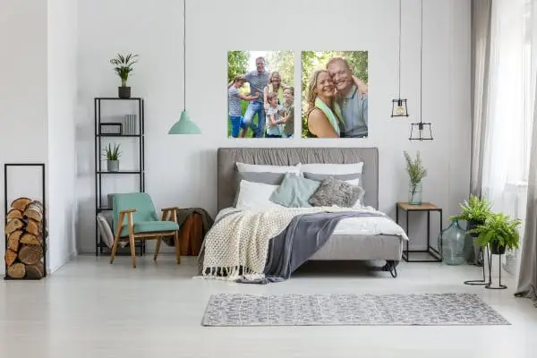 Eigen foto op glasplaat