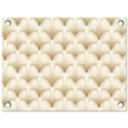 Waaier - Motief -  Goud tuinposter los doek klein 239 -3d