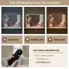 Krijger - Draak - Zwart - Rood - Rook Light Box met batterij (Wandlamp) middel -USP_lichtkleurNL