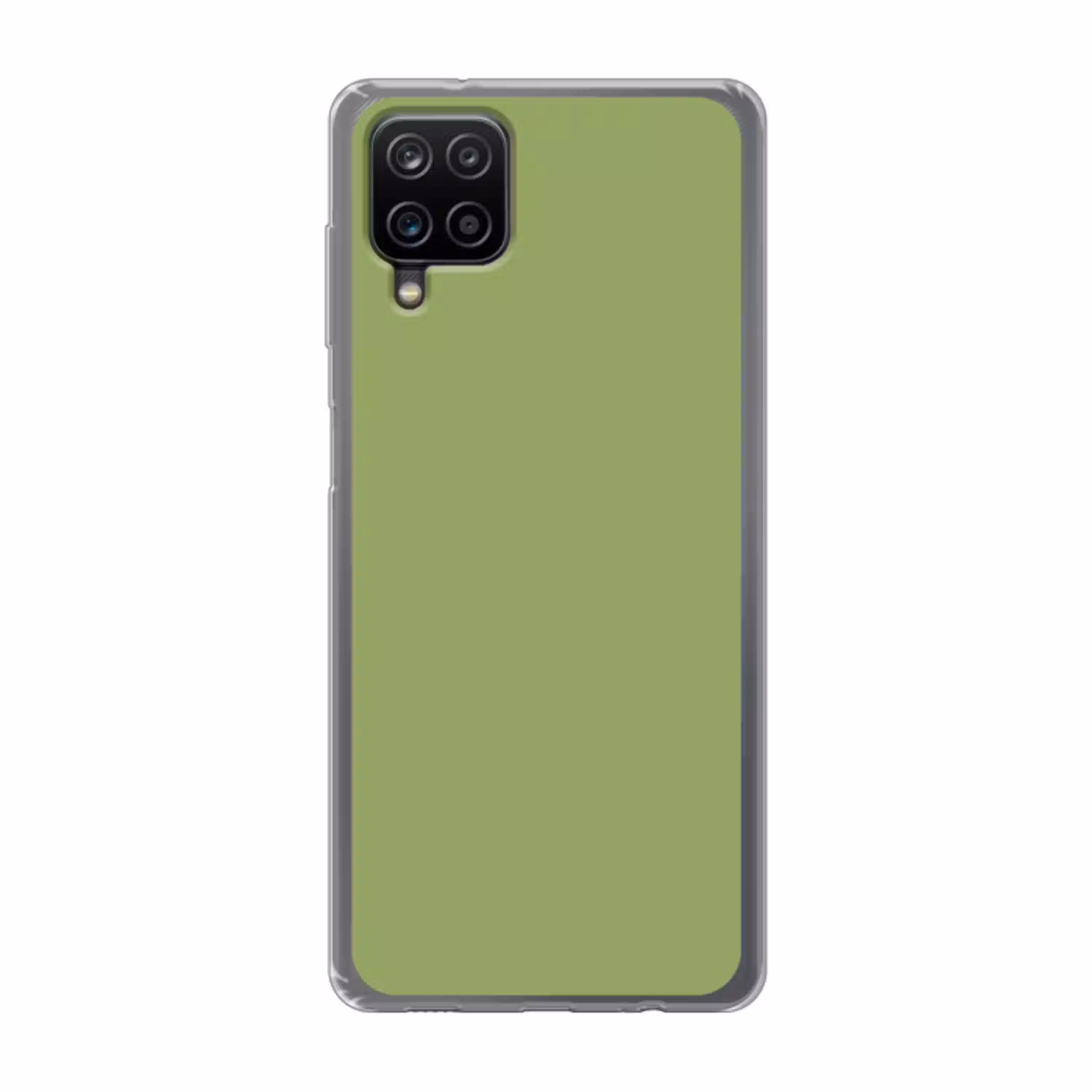 Sage - Green - Groen Telefoonhoesje Samsung Galaxy A12 klein 372 -3d