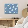 Vogels - Wit - Patroon PET vilt klein -sfeer3