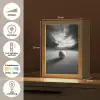 Golfbal - Wazig - Zwart Light Box met kabel (Tafellamp) klein -USP_NL