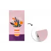 Tulpen - Vaas - Strepen - Paars fotobehang vinyl groot -3d