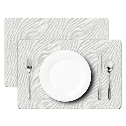 Golven - Ribbels - Wit Placemat vinyl groot 368 -zzsfeer2_Kitchenyeah-website