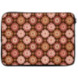 Geometrisch - Bloemen - Kleurrijk laptophoes neopreen klein 279 -zkaufland3dotto