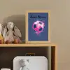 Voetbalvibes -  Verf - Roze - Blauw Light Box met kabel (Kinderlampje) klein -sfeer2_kind