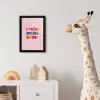 You're doing great - Roze - Kleurrijk fotolijst zwart zonder passe partout klein -usfeer4_kinderkamer