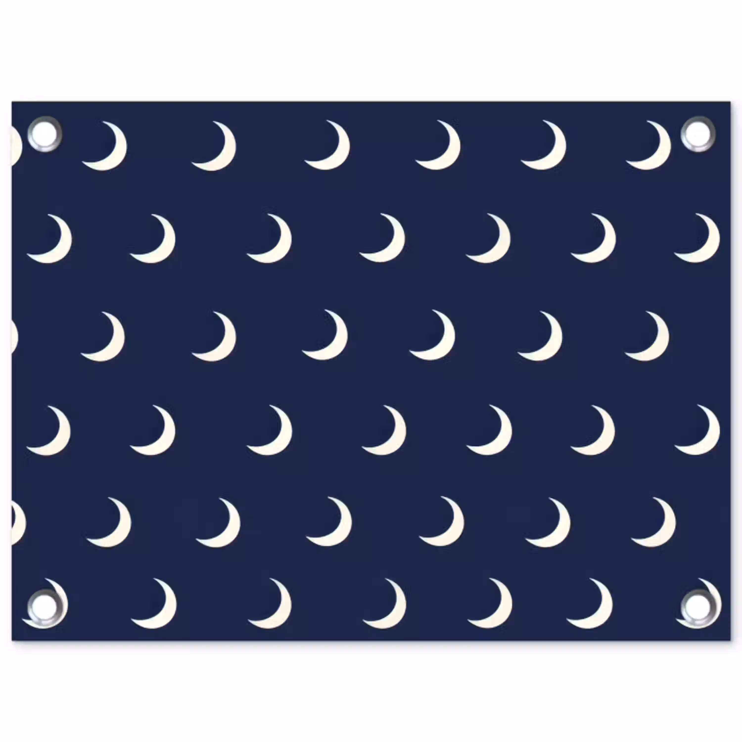 Patroon - Manen - Blauw tuinposter los doek klein 239 -3d