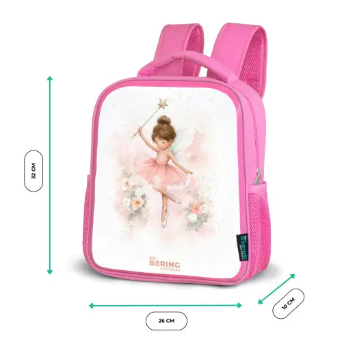 Ballerina fee in roze Kinderrugzak - Roze middel -productfoto_formaten