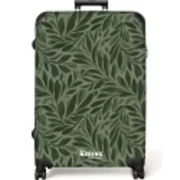 Bladeren - Organisch - Groen NBS - Large koffer - Volwassenen Unisex groot -zzzzzzzzkaufland2
