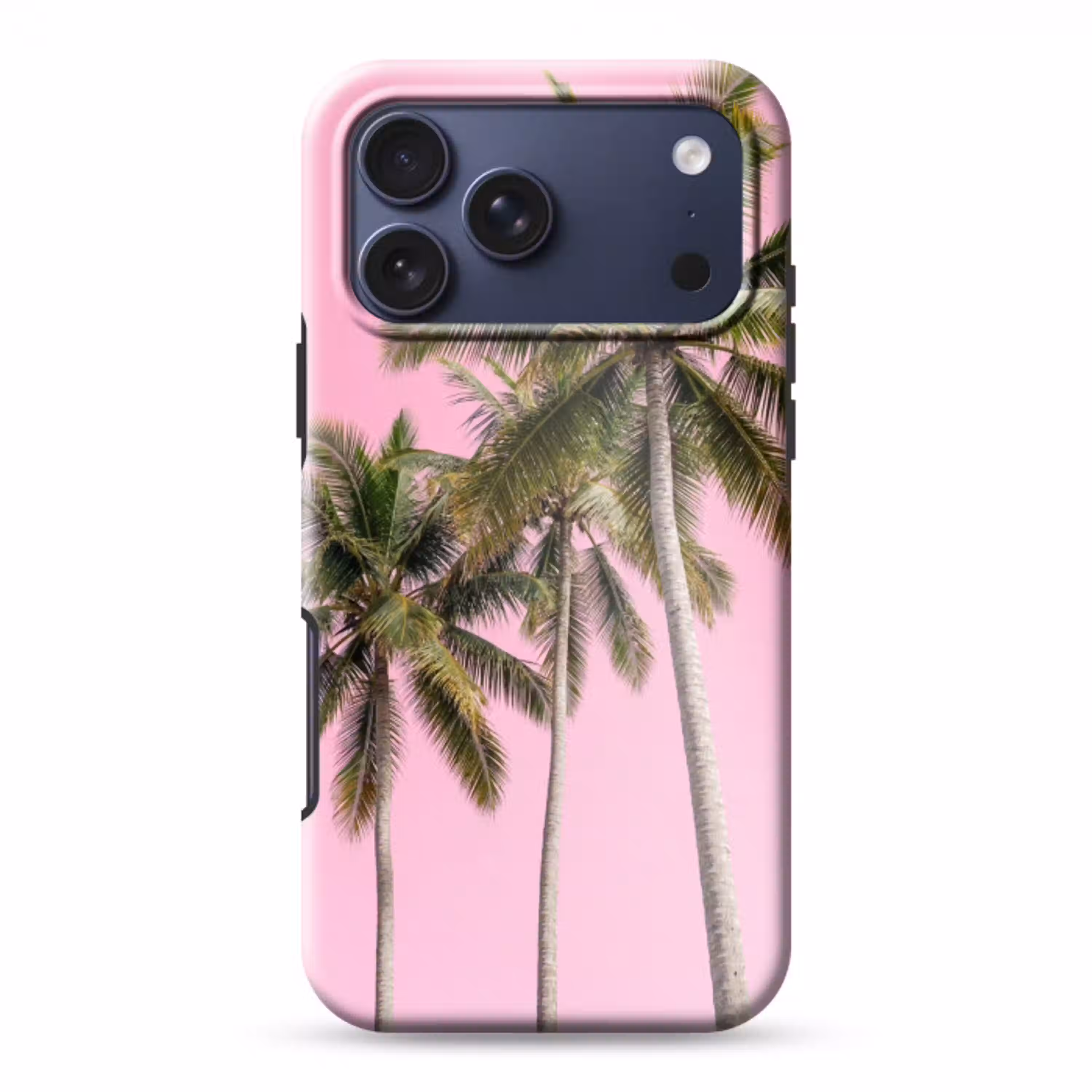 Palmboom - Tropisch - Pink Toughcase MagSafe Apple iPhone 17 Pro Max klein -3d
