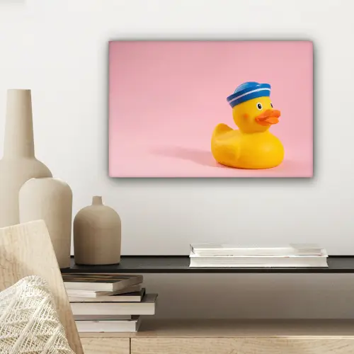 Matroos - Eend - Roze canvas 2cm klein -sfeer6