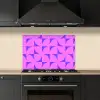 Kwadranten - Paars - Roze - Vierkanten keuken achterwand spatscherm klein 900 -sfeer1