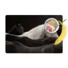 Paarden - Zwart - Wit - Kudde Placemat vinyl groot -zzzproduct_Kitchenyeah-website