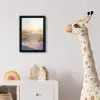 Strand - Zon - Duin - Gras - Zand - Horizon fotolijst zwart zonder passe partout klein -usfeer4_kinderkamer